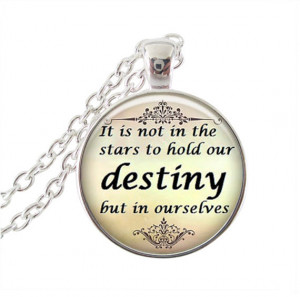new destiny Quote jewelry Shakespeare works pendant Necklace women ...