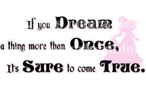 Sleeping Beauty DIY If you Dream Come True Quote Wedding Princess ...