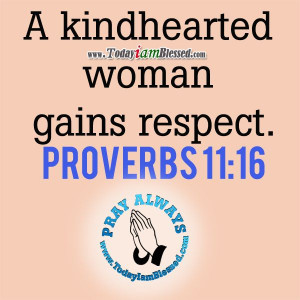 kindhearted woman gains respect