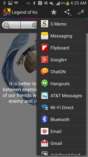 Legend of Korra Quotes 1.0 screenshot 0