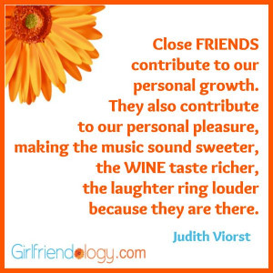 Friends and Wine Quote