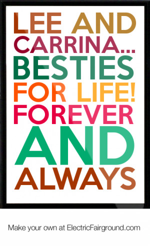 Besties Forever Quotes