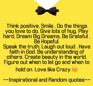 Inspirational and Random Quotes