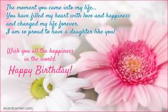 Beautiful Happy Birthday ecard for son/daughter. http://ecardcorner ...