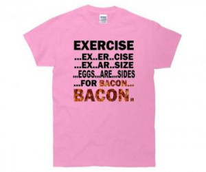 Funny Exercise T Shirt