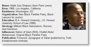 Too Many Shabazzes… Malik Shabazz of Detroit’s New Black Panthers ...