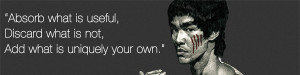 Bruce Lee Quote Absorb What