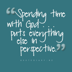 spend time with God
