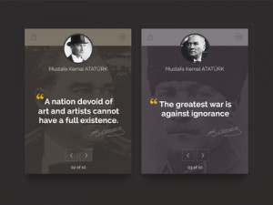 Author Quotes Ui A UI Preview that list quotes from specific Author ...