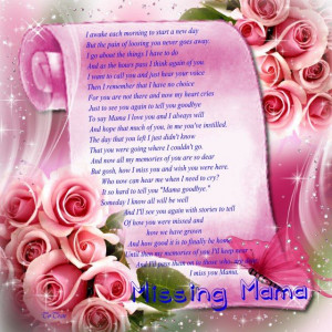 poems in memory of mom in memory birthday poems for mothers in poems ...