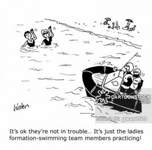 Formation Swimming cartoons, Formation Swimming cartoon, funny ...