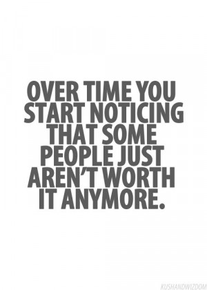 not worth it anymore...