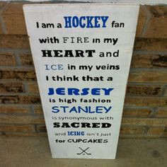 Hockey quote More