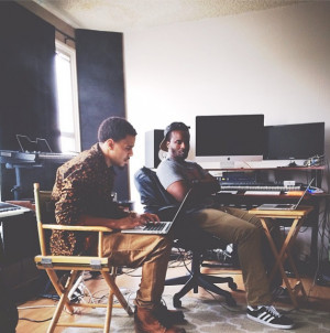 Cole working with DJ Mustard, Hit-Boy, DJ Dahi [Misleading]