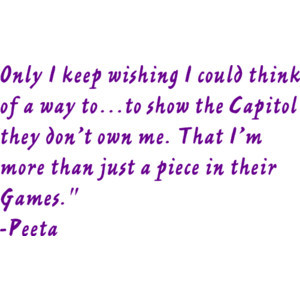 The Hunger Games Movie Quote