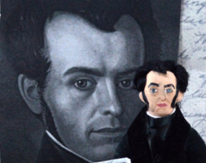 John Greenleaf Whittier Art Doll Mi niature Poet ...