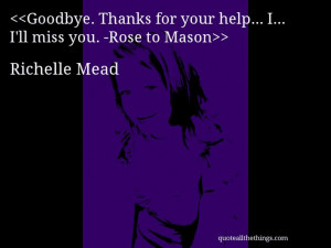 you rose to masonsource quoteallthethings com # richellemead # quote ...