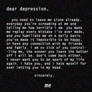 Quotes About Suicide And Depression Depression suicidal self harm
