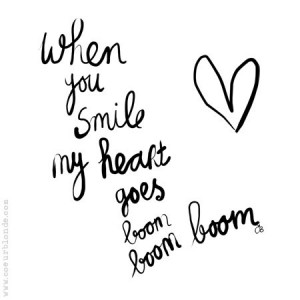... boom boom | handwritten by Coeurblonde | #quote #handwritten #love