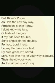 bull riders prayer more country ass country s 3 bullriding quotes ...