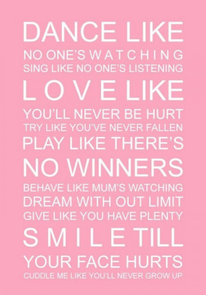 Pink Quotes And Sayings Dance, pink, text and
