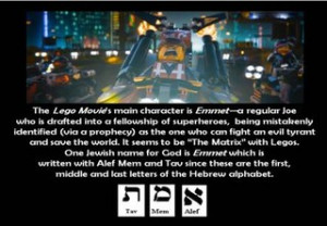 Lego movie and the Jewish totalitarian matrix