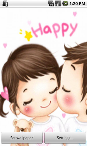 Download Happy Couple Live Wallpapers free for your Android phone