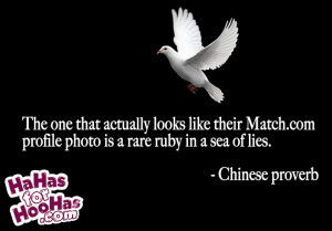 Chinese Proverb: Online Dating Wisdom