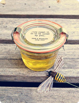 diy} honey bee party favors