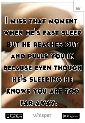 miss that moment when he’s fast sleep but he reaches out and pulls ...