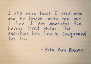 quotes missing someone died