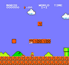 birthday of Mario, from the Super Mario Bros. game. He is now 20 years