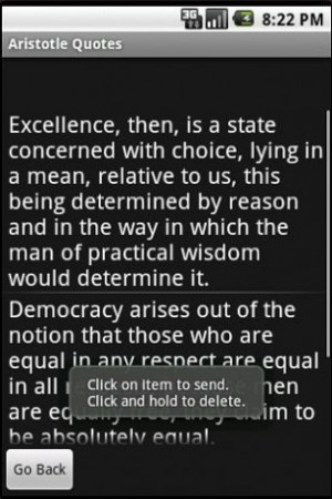 View bigger - Aristotle Quotes for Android screenshot