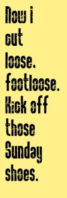 Kenny Loggins - Footloose song lyrics, music lyrics, song quotes