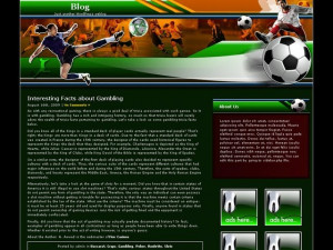 Football Inspired Wordpress