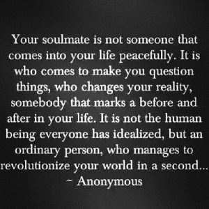 Your soulmate