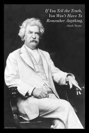 Mark Twain Famous Quotes On Posters & Canvas Print