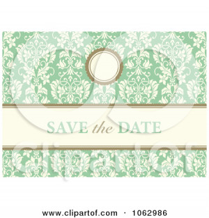 Wedding Save The Date Clip Art