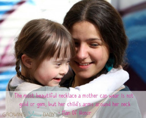 The Most Beautiful Necklace A Mother Can Wear Is Not Gold Or Gem But ...