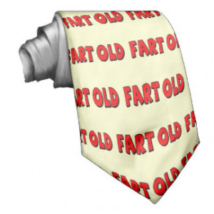 Old Fart Birthday Gifts Tie