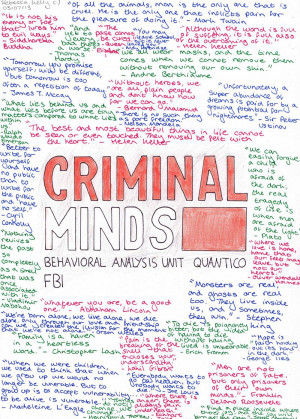 Quotes From Criminal Minds