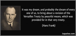 ... Treaty by peaceful means, which was provided for in that very treaty