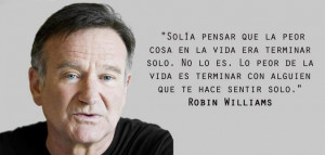 Robin Williams Spanish Quote, awesome.