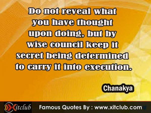 You Are Currently Browsing 15 Most Famous Quotes By Chanakya