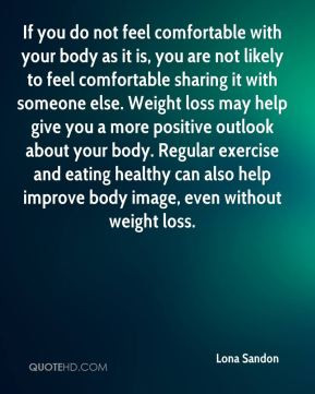 likely to feel comfortable sharing it with someone else. Weight loss ...