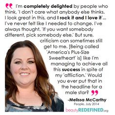 ... power melissa mccarthy quotes body inspiration feminist women melissa