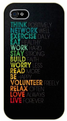 positively, network well,, exercise daily, eat, work, build, worry ...