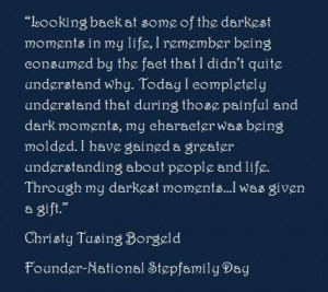 National Stepfamily Day- Quote on Life