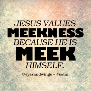 meekness #humility #jesus #sotm