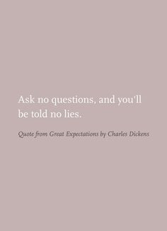 Charles Dickens Great Expectations Quote